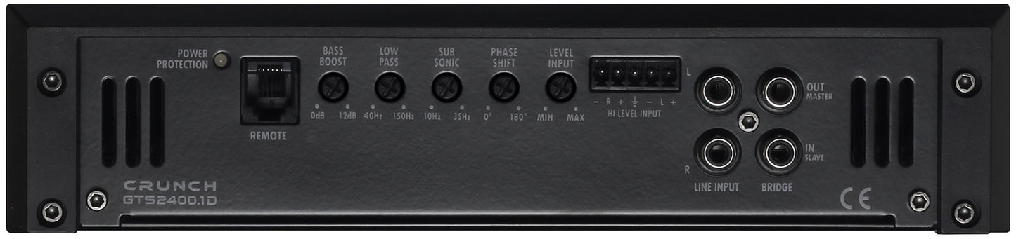 GTS Digital Monoblock GTS2400.1D | 4-Kanal Class-D Monoblock Endstufe | 1200 Watt RMS