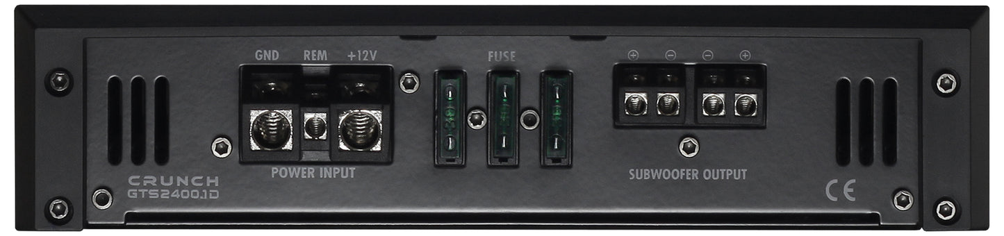 GTS Digital Monoblock GTS2400.1D | 4-Kanal Class-D Monoblock Endstufe | 1200 Watt RMS