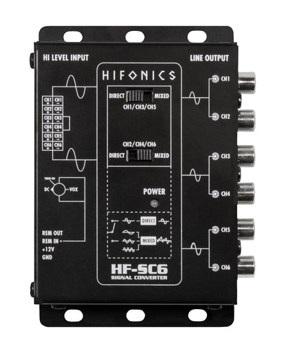 6CH High to Low Level Converter HF-SC6 (mit EPS)